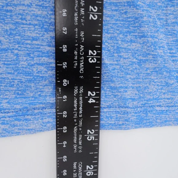 Under Armour HeatGear Racerback Tank Top Blue Mens XL - Picture 9 of 10